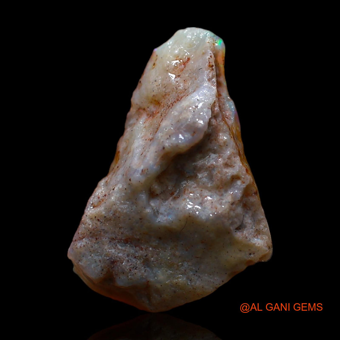 4.00 Cts Natural Australian Fire Opal Loose Gemstone Fancy Rough 16x12x5 mm RC-346