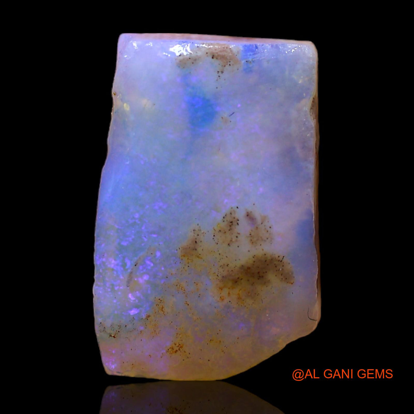 Natural Untreated Fire Opal Loose Gemstone Fancy Rough From Australia 6.00 Cts 15x9x4 mm RC-347