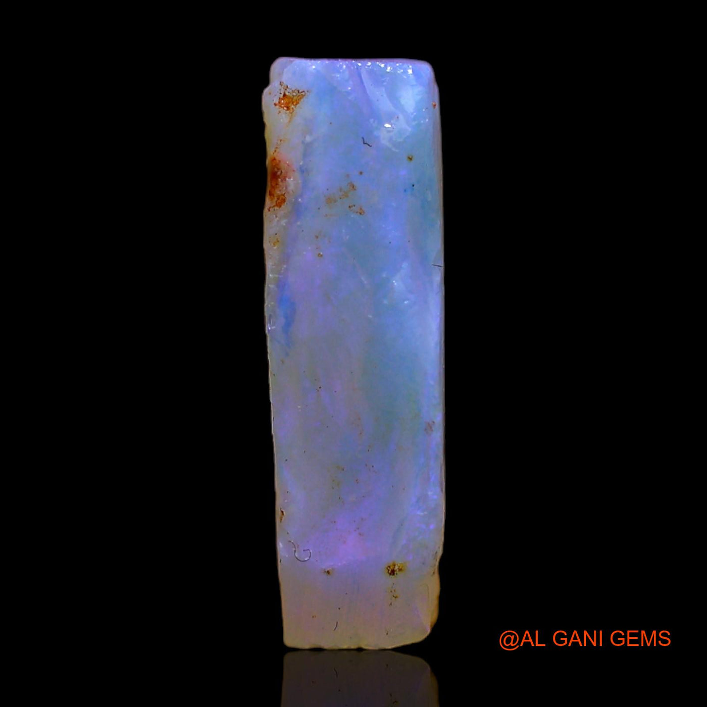 Natural Untreated Fire Opal Loose Gemstone Fancy Rough From Australia 6.00 Cts 15x9x4 mm RC-347
