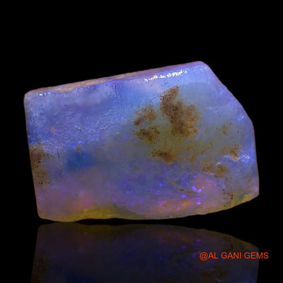 Natural Untreated Fire Opal Loose Gemstone Fancy Rough From Australia 6.00 Cts 15x9x4 mm RC-347