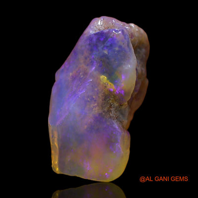 7.00 Cts Natural Australian Fire Opal Loose Gemstone Fancy Rough 13x13x8 mm RC-349