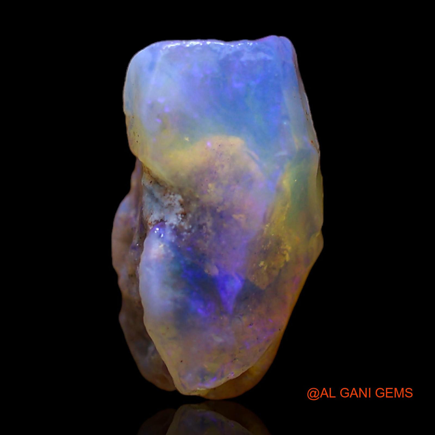 7.00 Cts Natural Australian Fire Opal Loose Gemstone Fancy Rough 13x13x8 mm RC-349