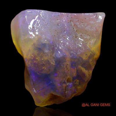 7.00 Cts Natural Australian Fire Opal Loose Gemstone Fancy Rough 13x13x8 mm RC-349
