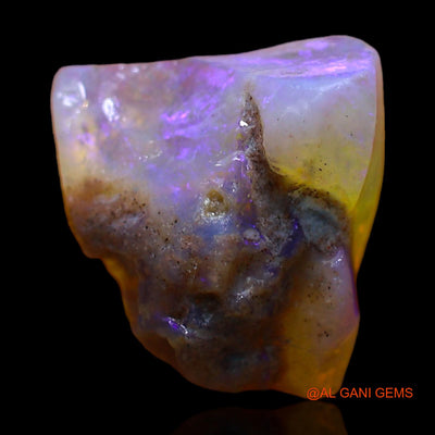 7.00 Cts Natural Australian Fire Opal Loose Gemstone Fancy Rough 13x13x8 mm RC-349
