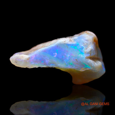 7.00 Cts Natural Australian Fire Opal Loose Gemstone Fancy Rough 17x12x8 mm RC-350