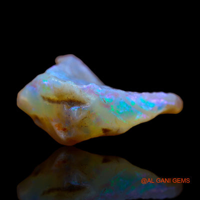 7.00 Cts Natural Australian Fire Opal Loose Gemstone Fancy Rough 17x12x8 mm RC-350