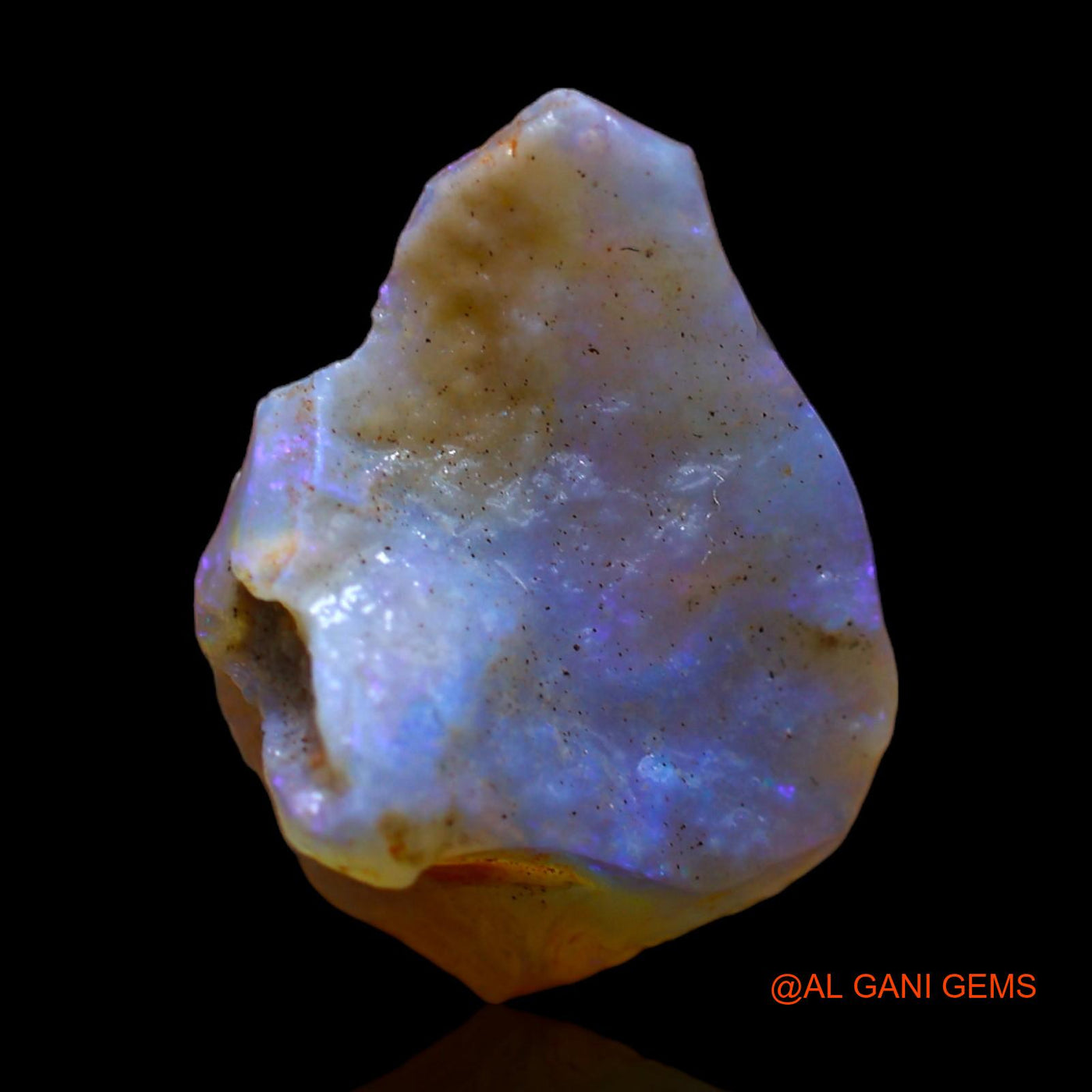 7.00 Cts Natural Australian Fire Opal Loose Gemstone Fancy Rough 17x12x8 mm RC-350