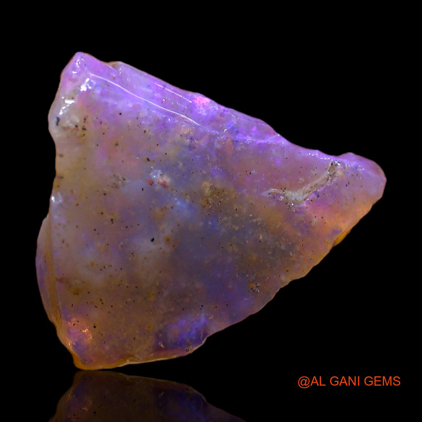 3.00 Cts Natural Australian Fire Opal Fancy Rough Loose Gemstone For Jewelry 14x12x3 mm RC-351
