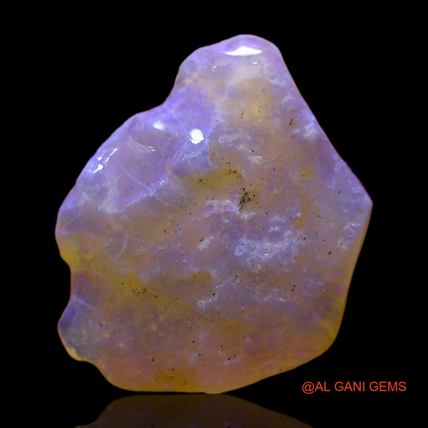 4.00 Cts Unheated Australian Fire Opal Loose Gemstone Fancy Rough Natural 15x13x3 mm RC-352