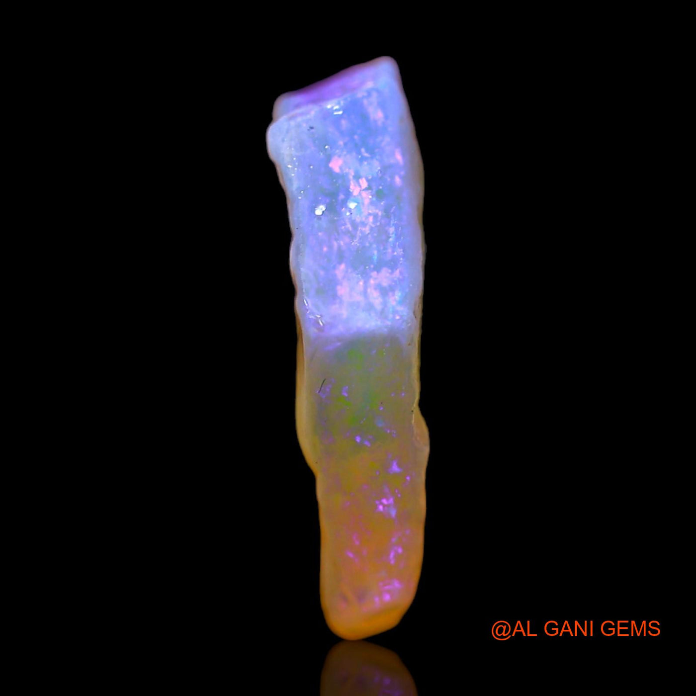 4.00 Cts Unheated Australian Fire Opal Loose Gemstone Fancy Rough Natural 15x13x3 mm RC-352