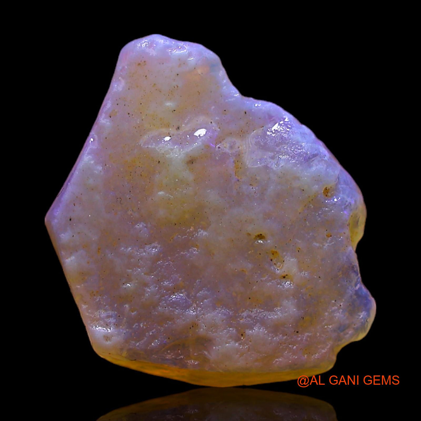4.00 Cts Unheated Australian Fire Opal Loose Gemstone Fancy Rough Natural 15x13x3 mm RC-352