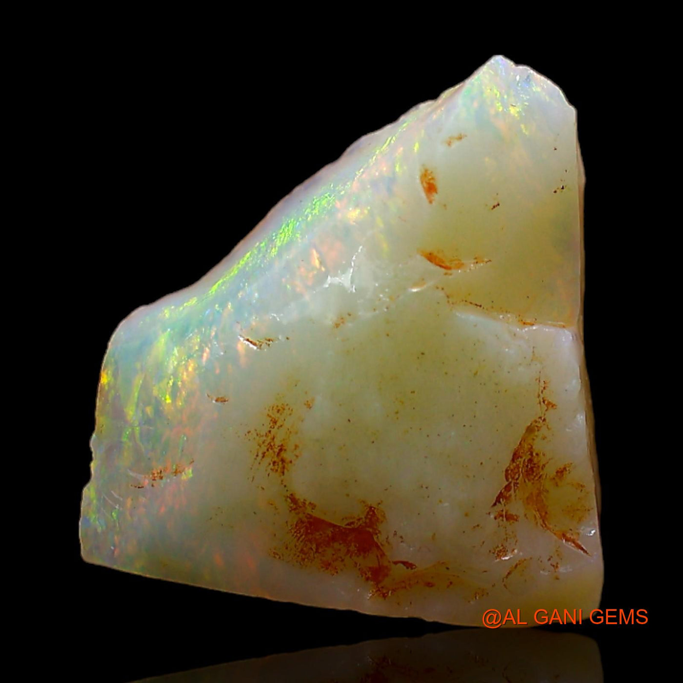 4.00 Cts Natural Australian Fire Opal Fancy Rough Loose Gemstone For Jewelry 13x12x4 mm RC-353