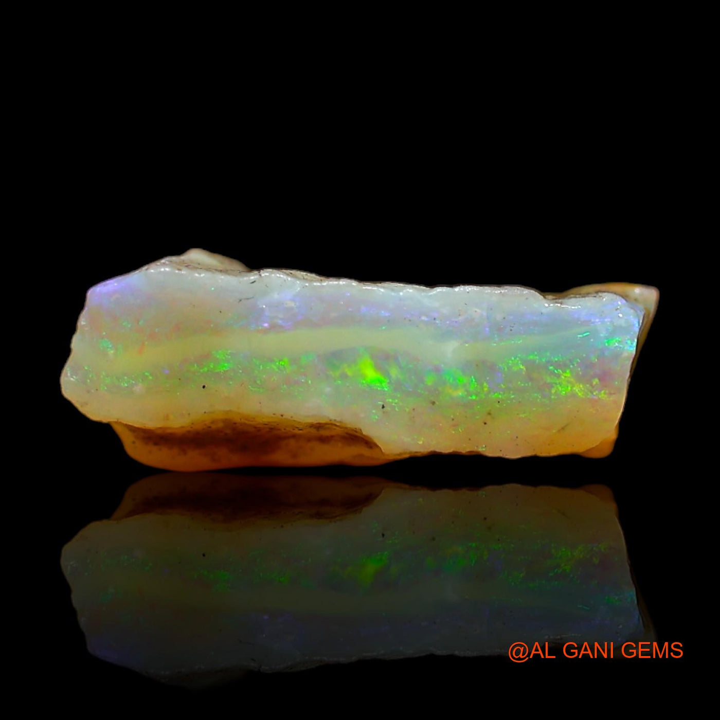 4.00 Cts Natural Australian Fire Opal Loose Gemstone Fancy Rough 13x12x5 mm RC-354