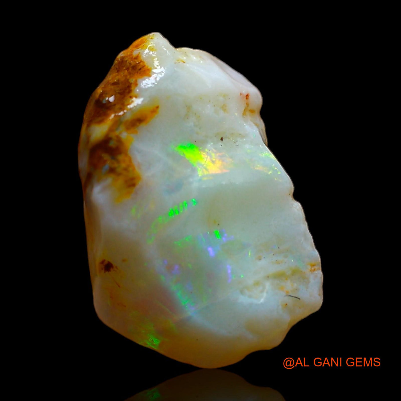 Natural Untreated Fire Opal Loose Gemstone Fancy Rough From Australia 3.00 Cts 15x10x5 mm RC-355