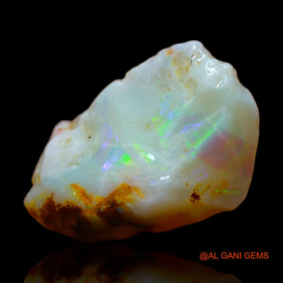 Natural Untreated Fire Opal Loose Gemstone Fancy Rough From Australia 3.00 Cts 15x10x5 mm RC-355
