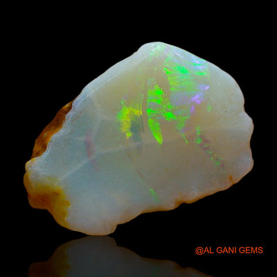 Natural Untreated Fire Opal Loose Gemstone Fancy Rough From Australia 3.00 Cts 15x10x5 mm RC-355