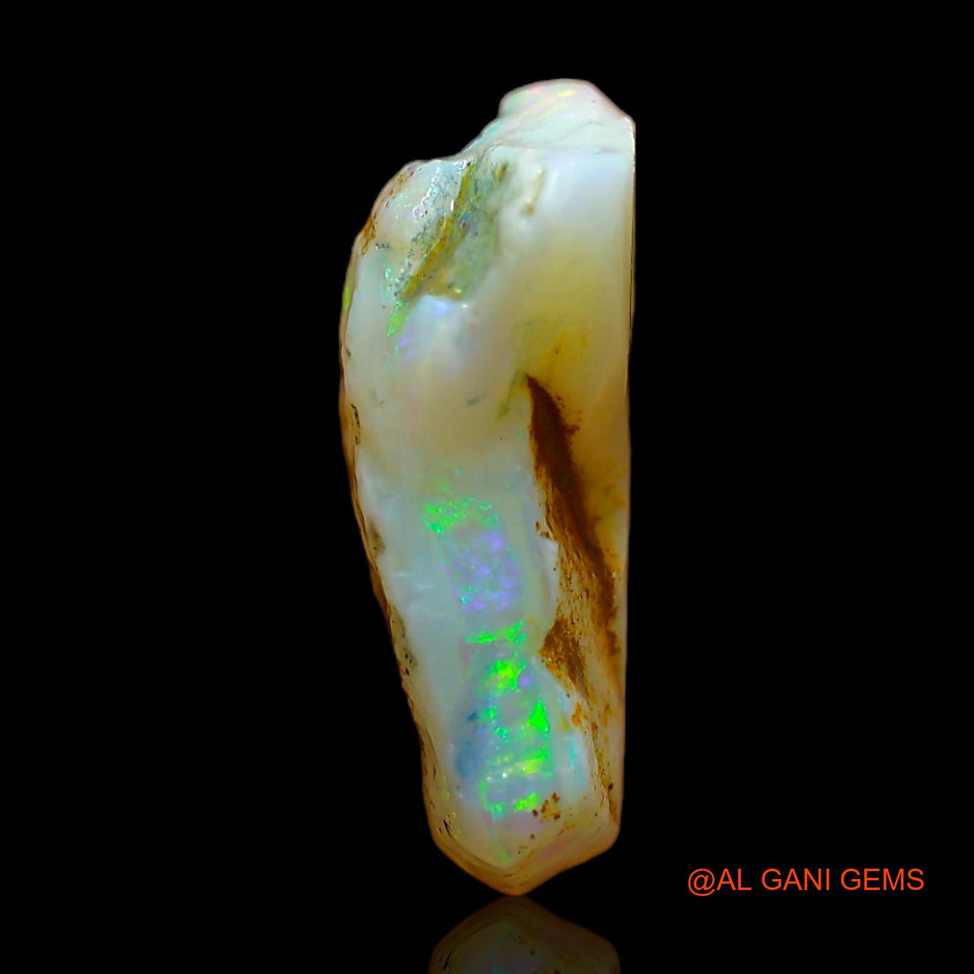 5.00 Cts Natural Australian Fire Opal Loose Gemstone Fancy Rough 15x10x5 mm RC-356