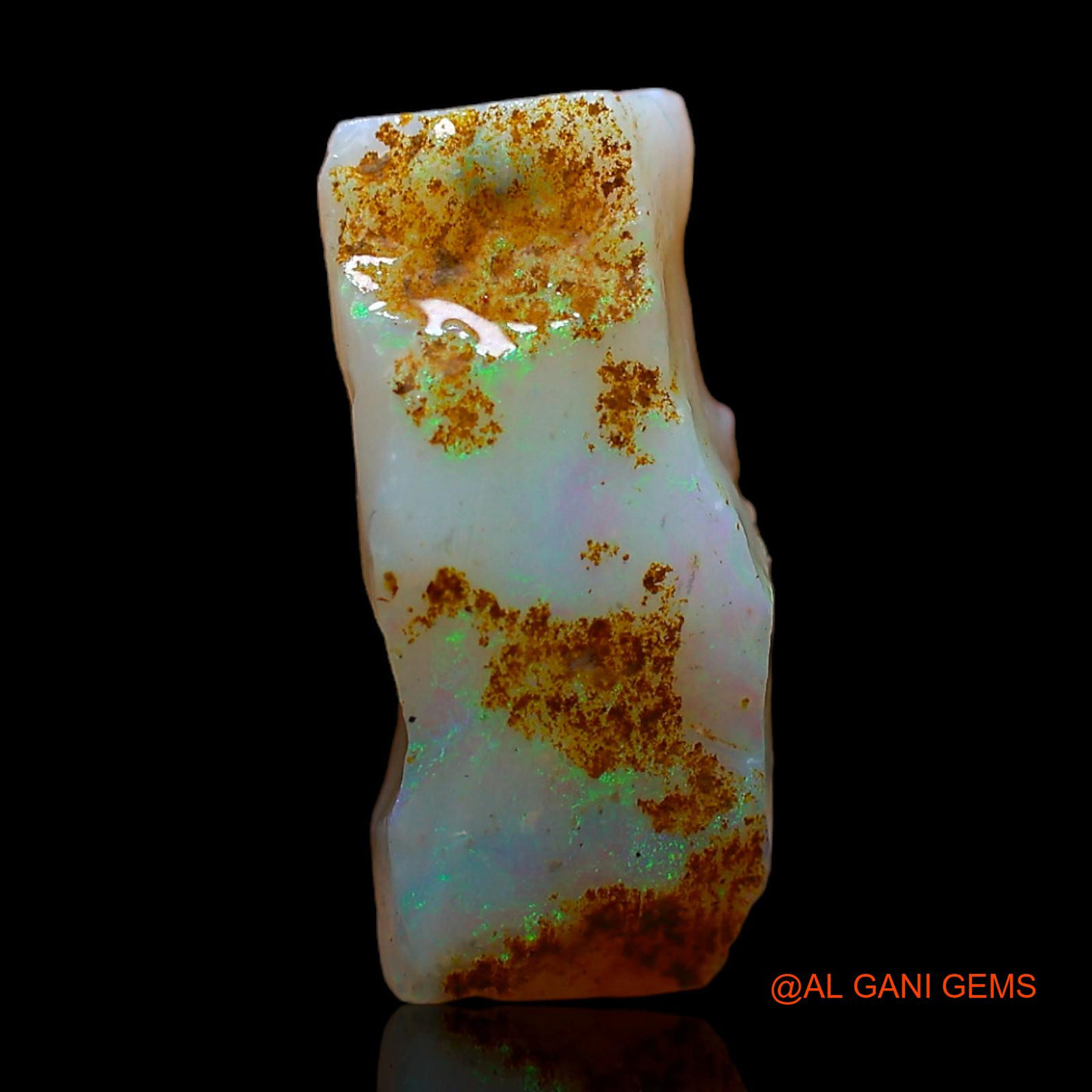3.00 Cts Natural Australian Fire Opal Loose Gemstone Fancy Rough 16x7x5 mm RC-357