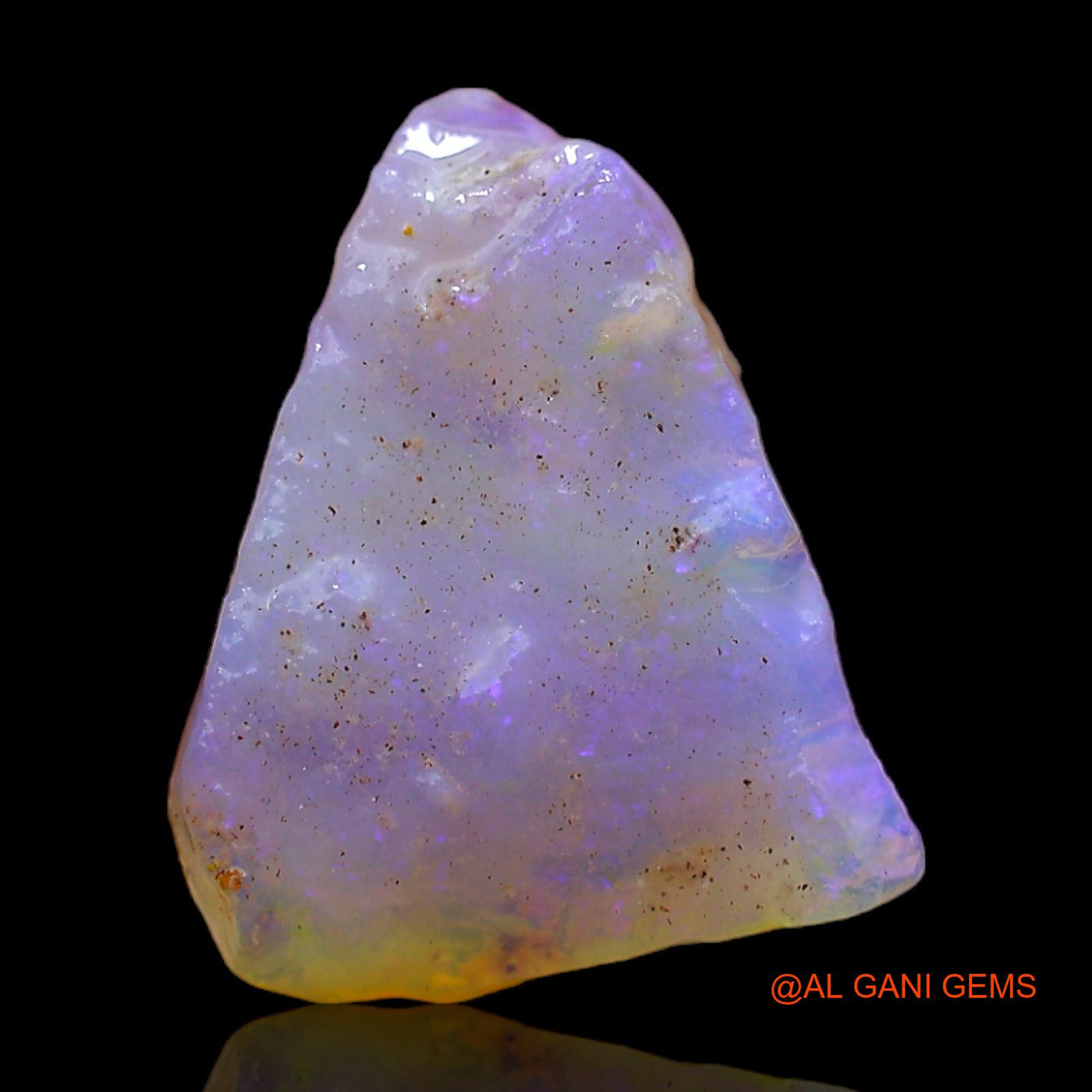 Natural Fire Opal Gemstone 3.00 Cts Loose Fancy Rough From Australia 14x10x4 mm RC-358