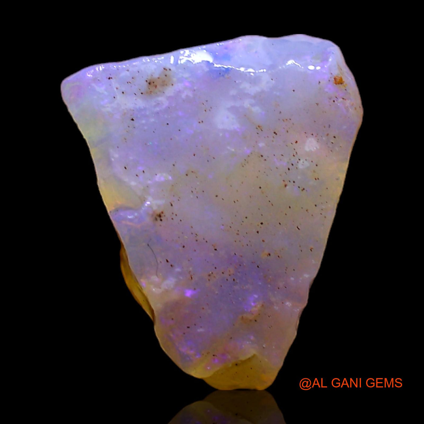Natural Fire Opal Gemstone 3.00 Cts Loose Fancy Rough From Australia 14x10x4 mm RC-358
