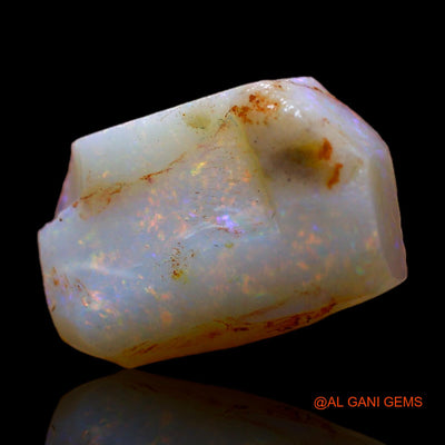 Natural Untreated Fire Opal Loose Gemstone Fancy Rough From Australia 5.00 Cts 14x9x4 mm RC-369