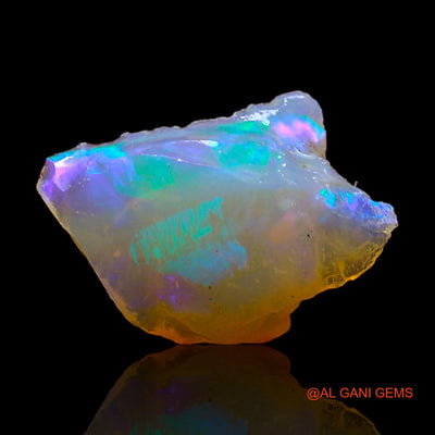 Natural Untreated Fire Opal Loose Gemstone Fancy Rough From Australia 3.00 Cts 16x11x5 mm RC-370