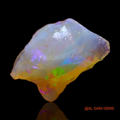 Natural Untreated Fire Opal Loose Gemstone Fancy Rough From Australia 3.00 Cts 16x11x5 mm RC-370
