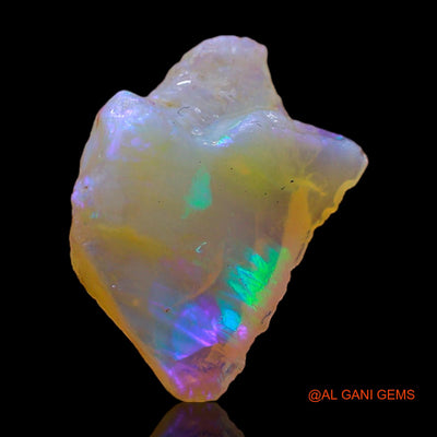 Natural Untreated Fire Opal Loose Gemstone Fancy Rough From Australia 3.00 Cts 16x11x5 mm RC-370