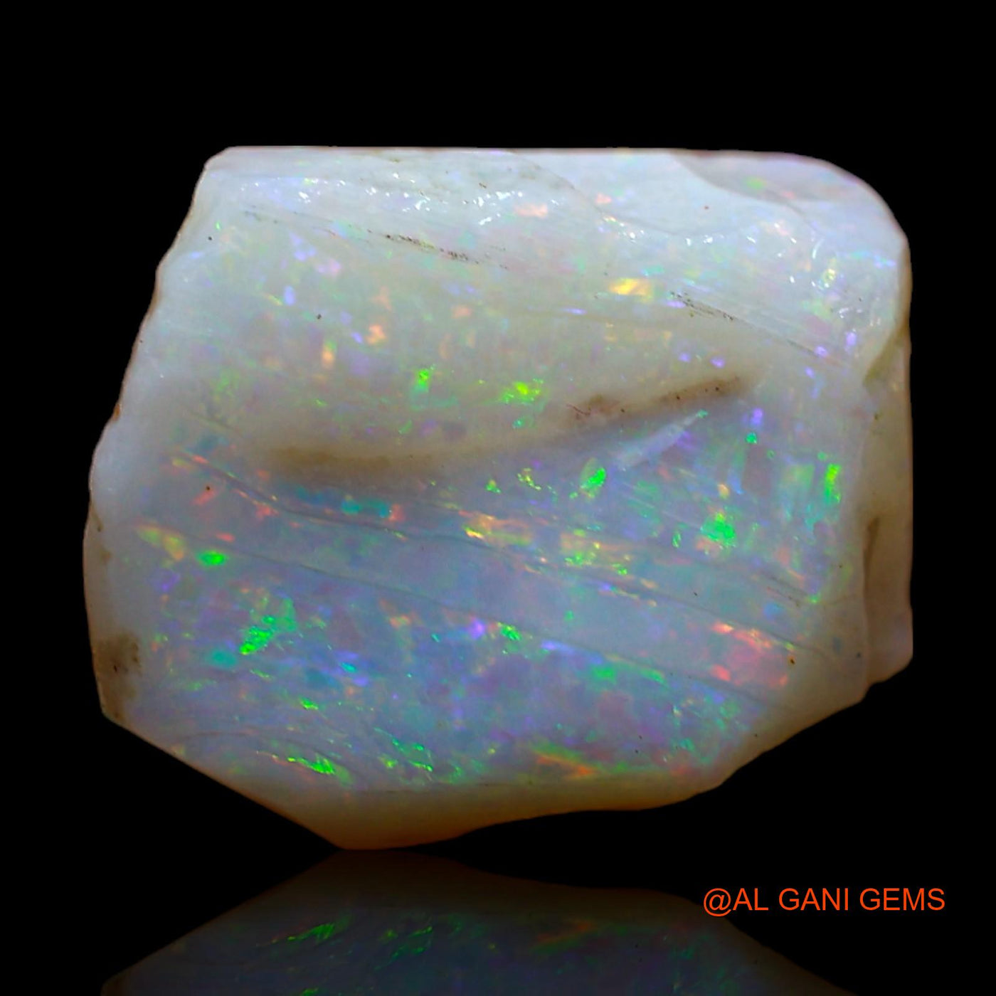 7.00 Cts Natural Australian Fire Opal Loose Gemstone Fancy Rough 13x11x7 mm RC-371