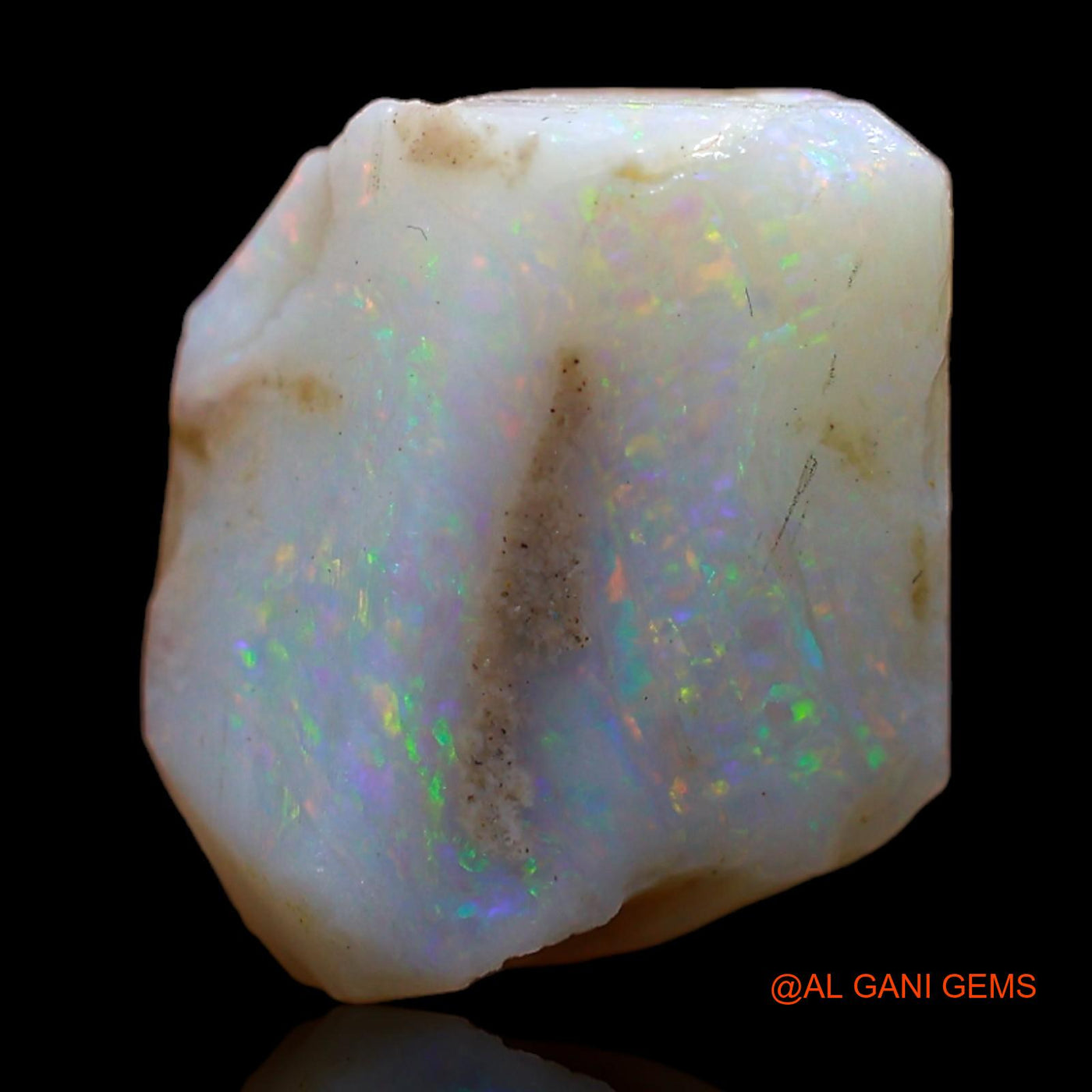 7.00 Cts Natural Australian Fire Opal Loose Gemstone Fancy Rough 13x11x7 mm RC-371