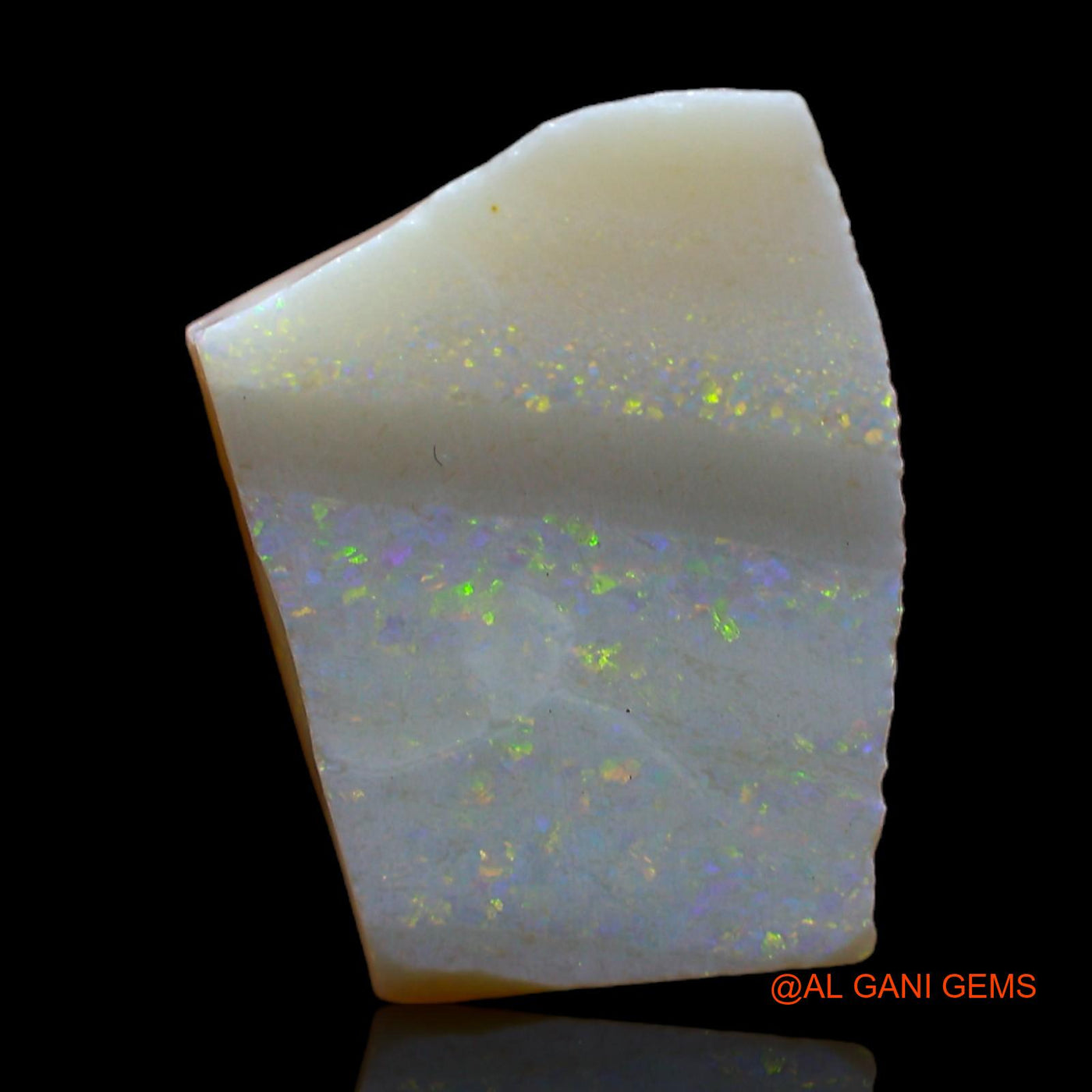 Natural Untreated Fire Opal Loose Gemstone Fancy Rough From Australia 3.00 Cts 14x10x2 mm RC-372