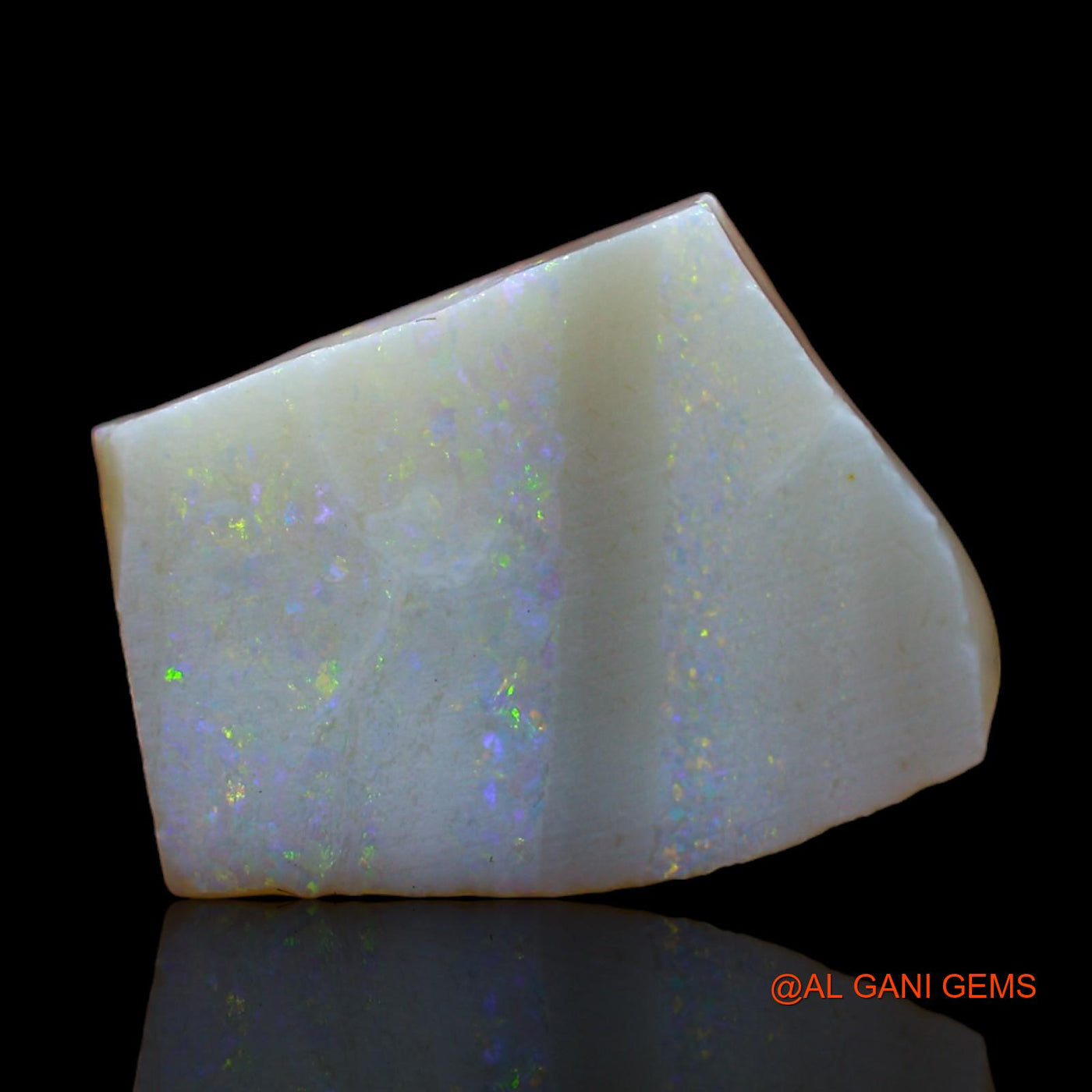 Natural Untreated Fire Opal Loose Gemstone Fancy Rough From Australia 3.00 Cts 14x10x2 mm RC-372
