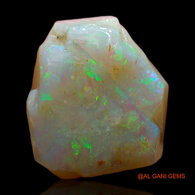 Natural Untreated Fire Opal Loose Gemstone Fancy Rough From Australia 6.00 Cts 13x11x5 mm RC-377