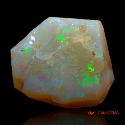 Natural Untreated Fire Opal Loose Gemstone Fancy Rough From Australia 6.00 Cts 13x11x5 mm RC-377