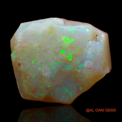 Natural Untreated Fire Opal Loose Gemstone Fancy Rough From Australia 6.00 Cts 13x11x5 mm RC-377