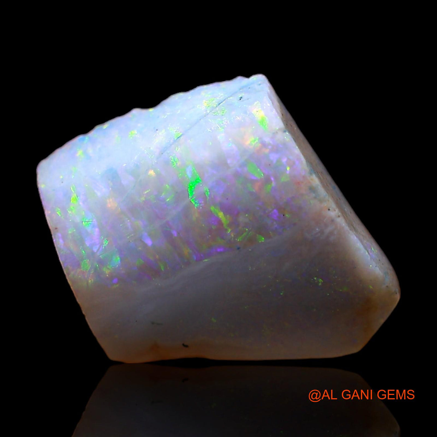 3.00 Cts Unheated Australian Fire Opal Loose Gemstone Fancy Rough Natural 11x11x3 mm RC-381