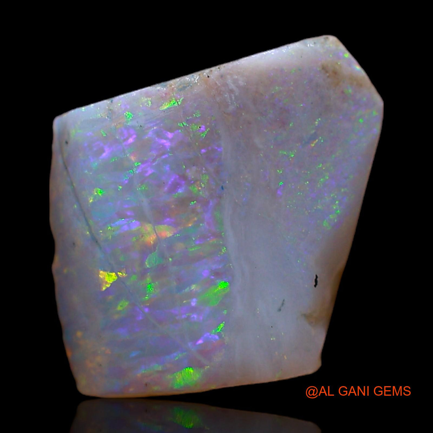 3.00 Cts Unheated Australian Fire Opal Loose Gemstone Fancy Rough Natural 11x11x3 mm RC-381