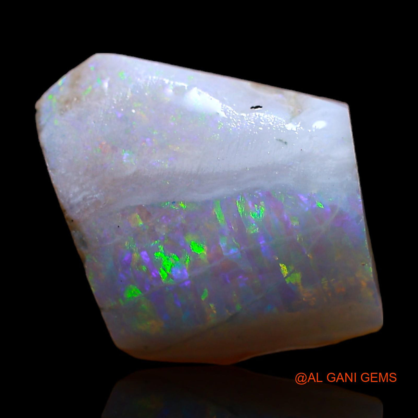 3.00 Cts Unheated Australian Fire Opal Loose Gemstone Fancy Rough Natural 11x11x3 mm RC-381