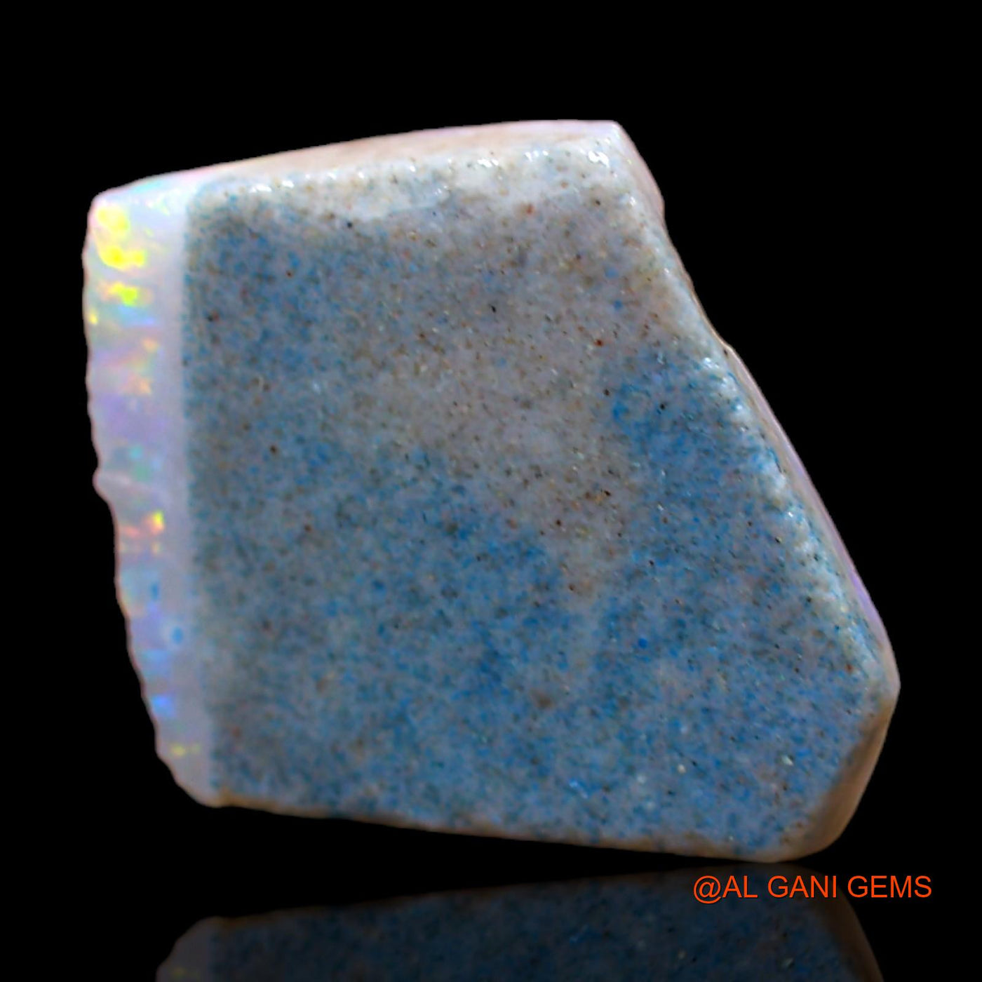 3.00 Cts Unheated Australian Fire Opal Loose Gemstone Fancy Rough Natural 11x11x3 mm RC-381