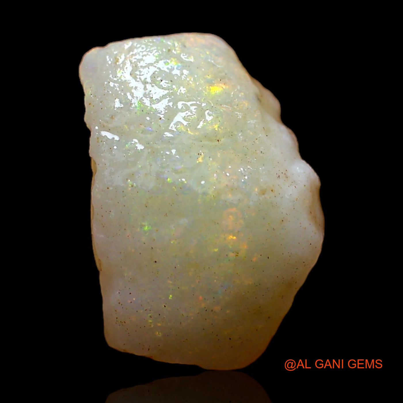4.00 Cts Natural Australian Fire Opal Loose Gemstone Fancy Rough 13x9x9 mm RC-384