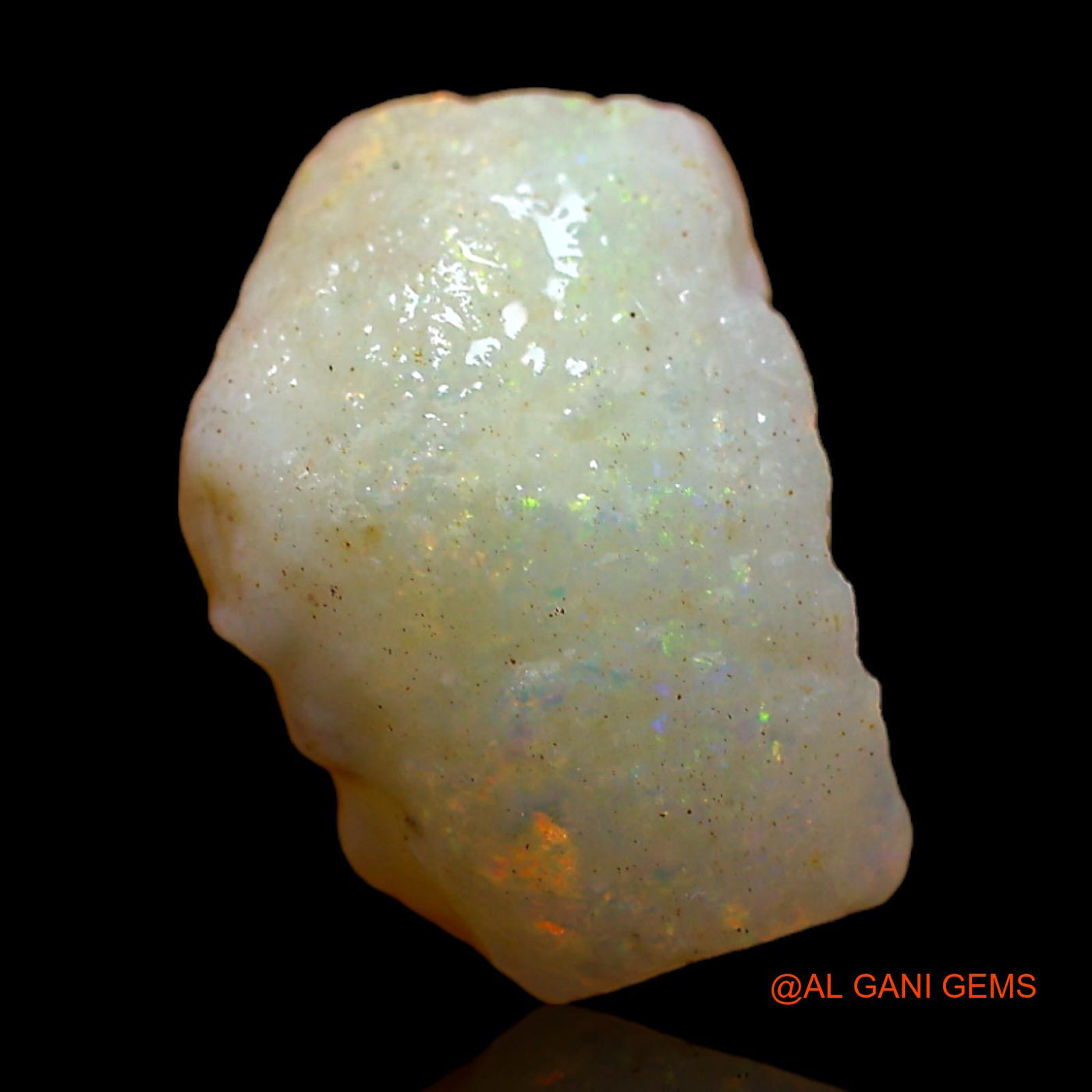 4.00 Cts Natural Australian Fire Opal Loose Gemstone Fancy Rough 13x9x9 mm RC-384
