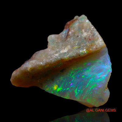 Natural Untreated Fire Opal Loose Gemstone Fancy Rough From Australia 4.00 Cts 12x12x8 mm RC-385