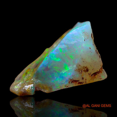 Natural Untreated Fire Opal Loose Gemstone Fancy Rough From Australia 4.00 Cts 12x12x8 mm RC-385