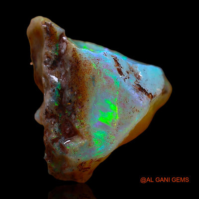 Natural Untreated Fire Opal Loose Gemstone Fancy Rough From Australia 4.00 Cts 12x12x8 mm RC-385