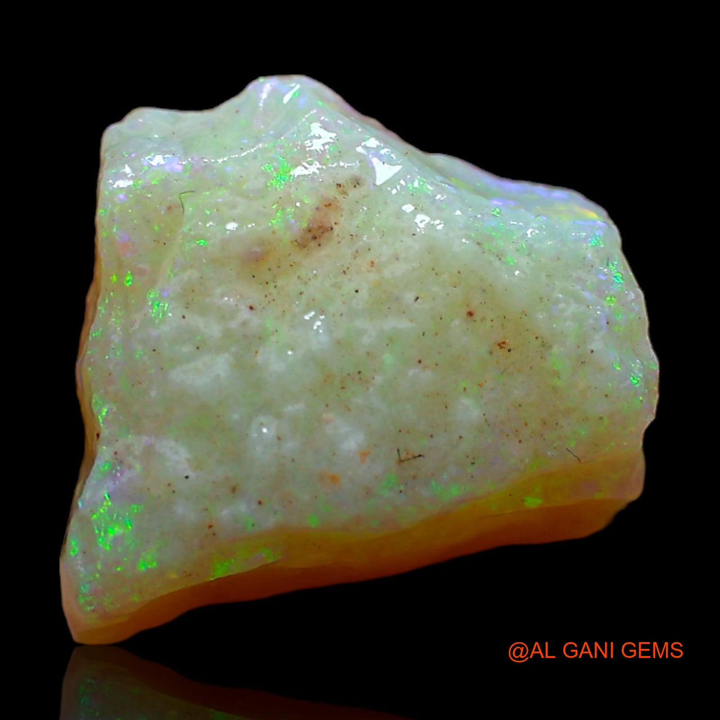 4.00 Cts Natural Australian Fire Opal Fancy Rough Loose Gemstone For Jewelry 12x11x4 mm RC-386