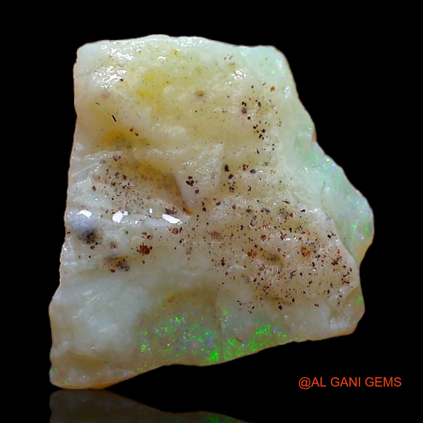 4.00 Cts Natural Australian Fire Opal Fancy Rough Loose Gemstone For Jewelry 12x11x4 mm RC-386