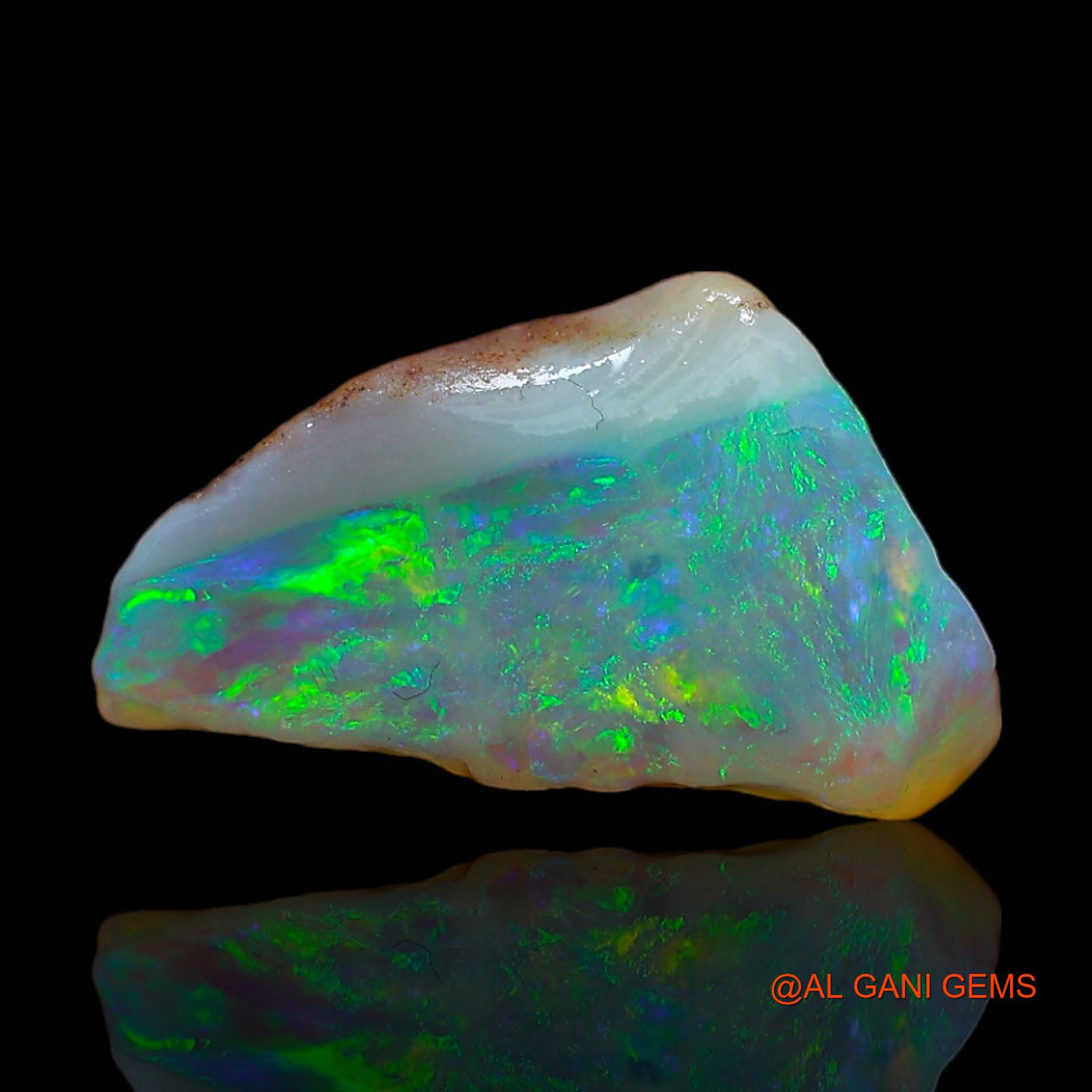 5.00 Cts Natural Australian Fire Opal Loose Gemstone Fancy Rough 13x9x7 mm RC-387
