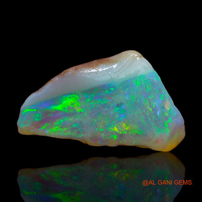 5.00 Cts Natural Australian Fire Opal Loose Gemstone Fancy Rough 13x9x7 mm RC-387