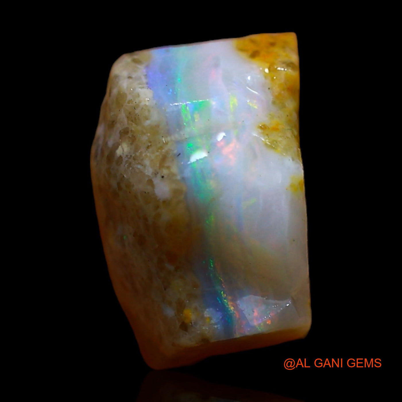 3.00 Cts Natural Australian Fire Opal Loose Gemstone Fancy Rough 13x11x7 mm RC-389