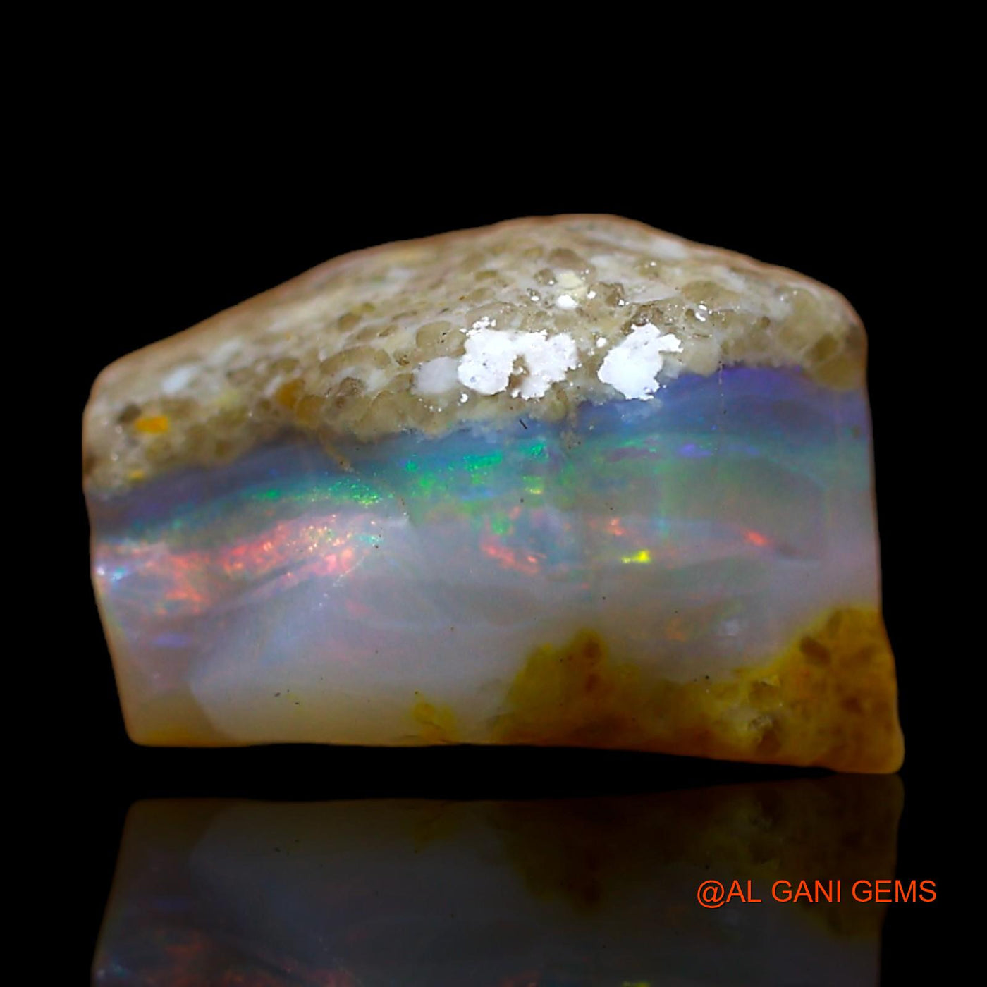 3.00 Cts Natural Australian Fire Opal Loose Gemstone Fancy Rough 13x11x7 mm RC-389